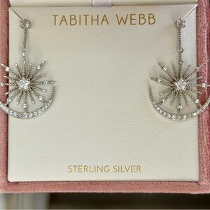 Tabitha Webb Silver Celestial Earrings